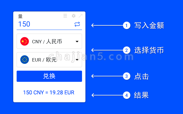 Chrome浏览器“货币转换器”汇率查询插件