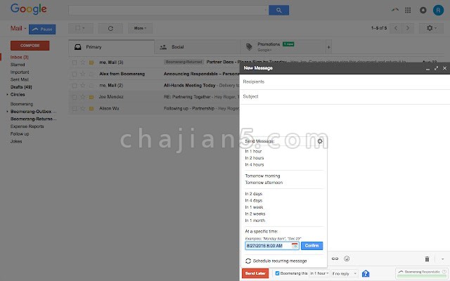 Boomerang for Gmail