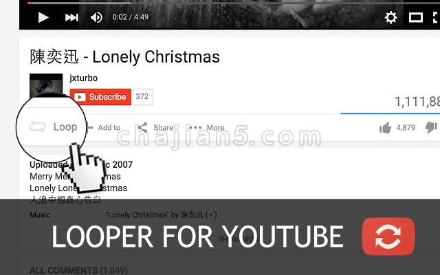 Looper for YouTube