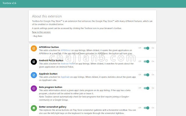 Toolbox for Google Play Store™ v2.9（网页版Google Play Store增强）