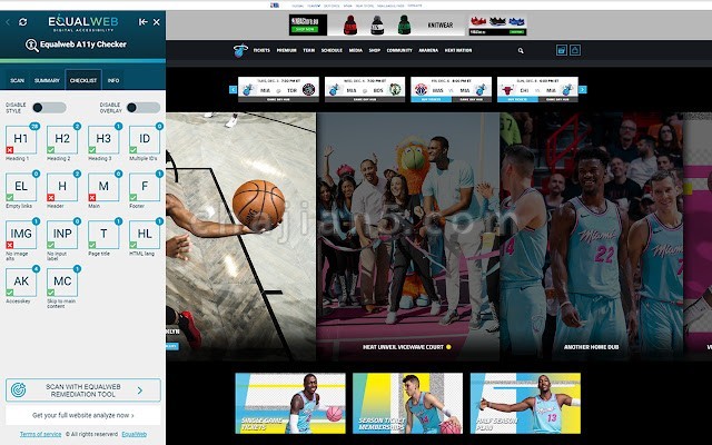EqualWeb Accessibility Checker - Chrome v1.3.0.0（WCAG 2.1验证工具）